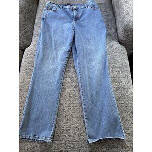 Lee classic fit 12 short straight leg women's high rise 1889  jeans cotton blend